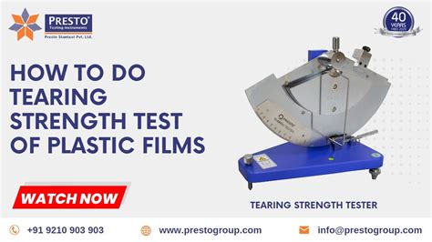 plastic film bursting strength testing data|tear resistance testing material.